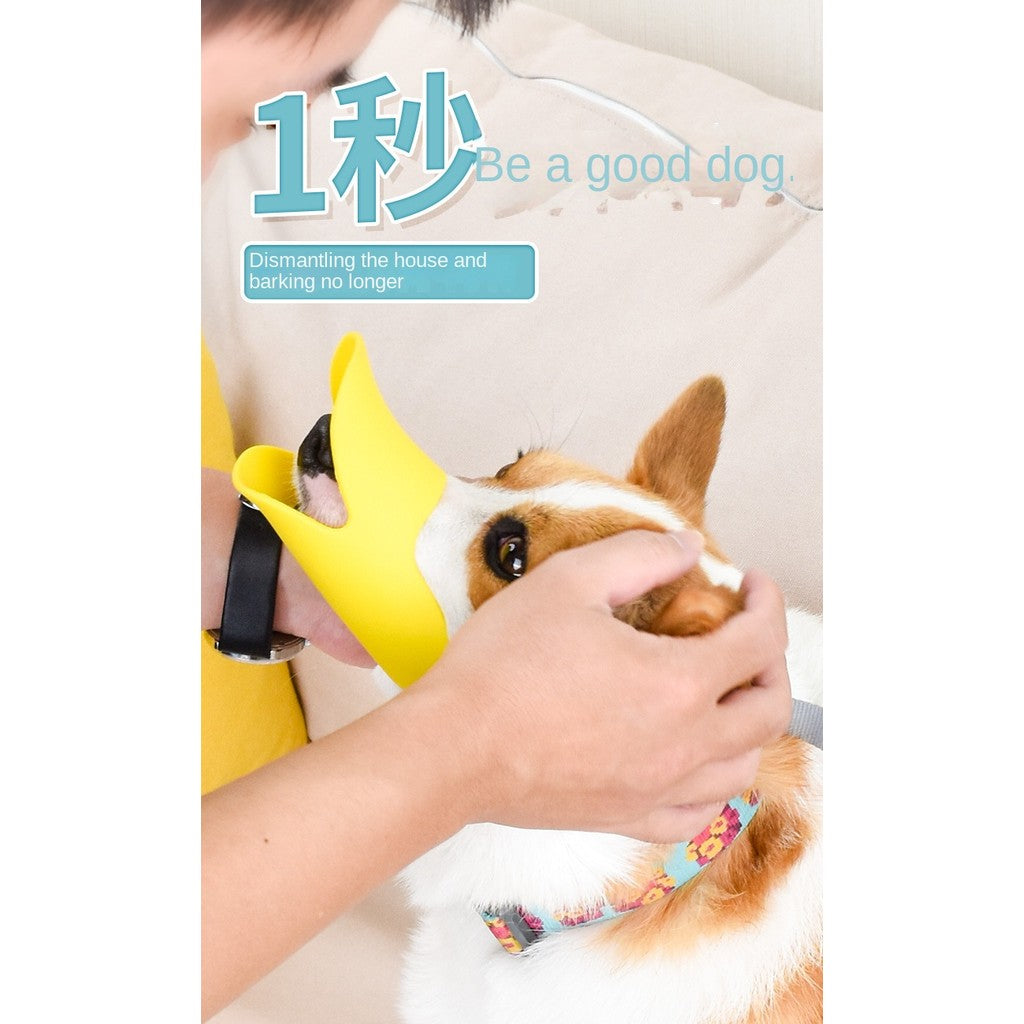 Adjustable Dog Muzzle for Small/Medium Dogs - Breathable & Lightweight | Stops Licking, Biting & Eating Garbage