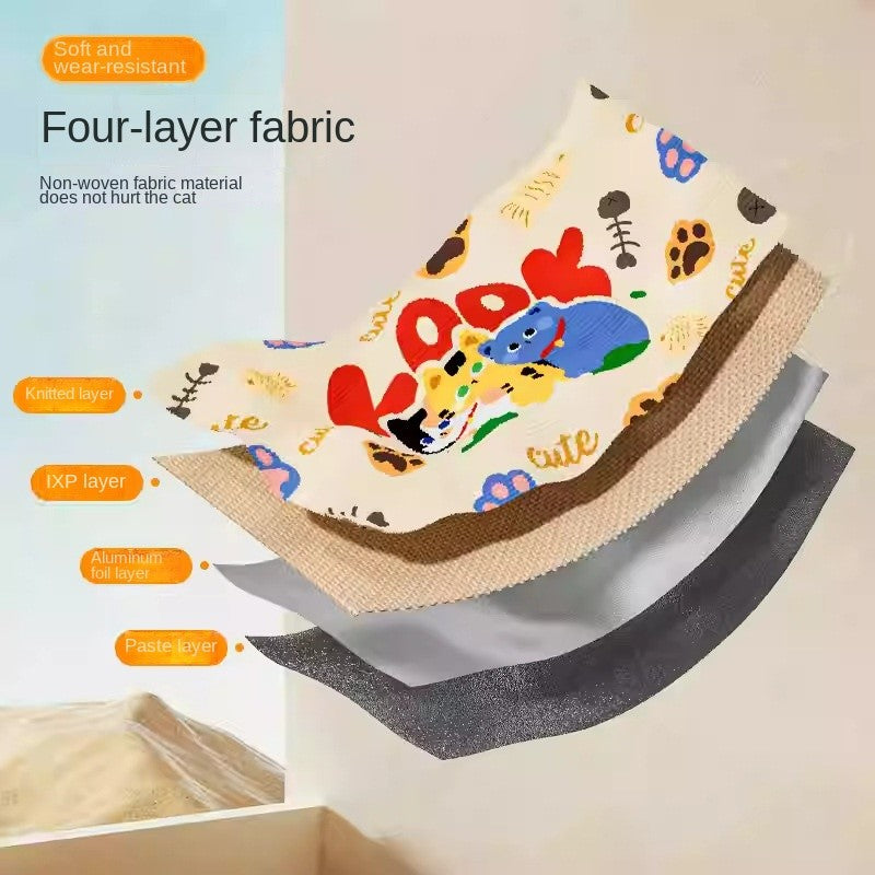 Cat scratch protector for sofa & Wall-durable self-adhesive furniture guard | non-slip climbing pads & anti-shedding mat