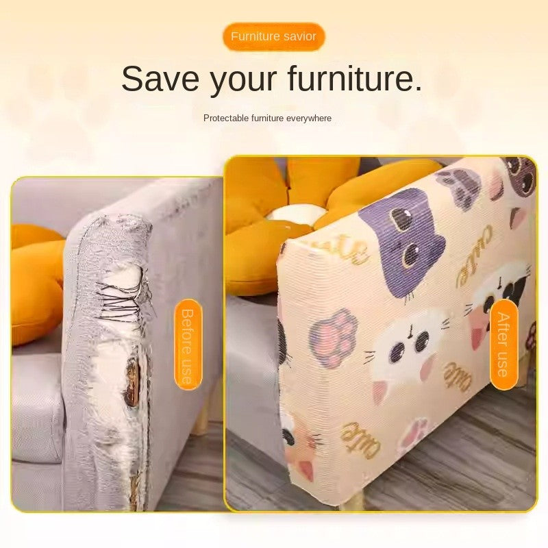 Cat scratch protector for sofa & Wall-durable self-adhesive furniture guard | non-slip climbing pads & anti-shedding mat