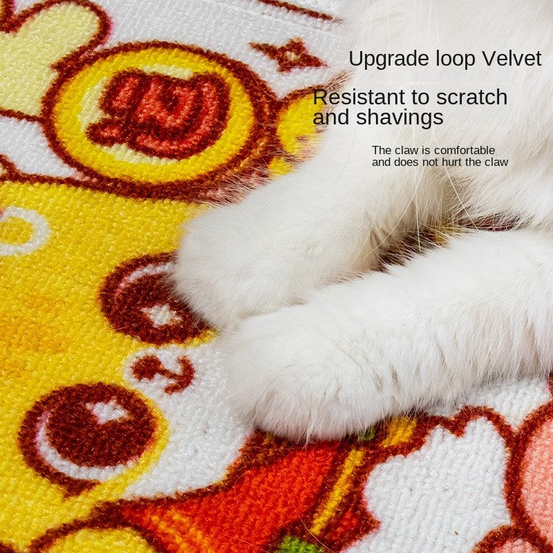 Wall-Mounted Cat Scratching Post – Durable & No Shedding, Protects Furniture from Cat Scratches