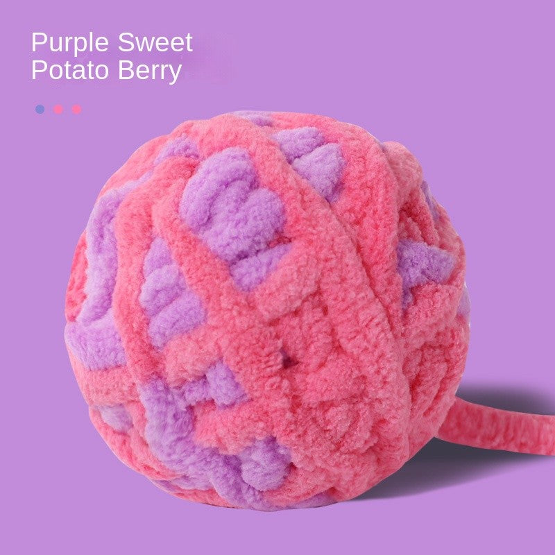 Hand-Knitted Cat Toys - Colorful Chew-Proof Yarn Balls for Playful Cats