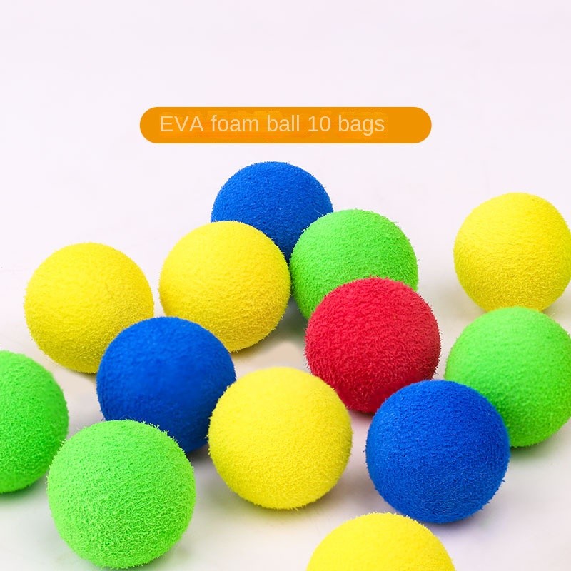 Cat Toy Ball Launcher Gun – Super Elastic EVA Balls (10-Pack) | Fun Shooting & Fetch Game for Indoor Cats