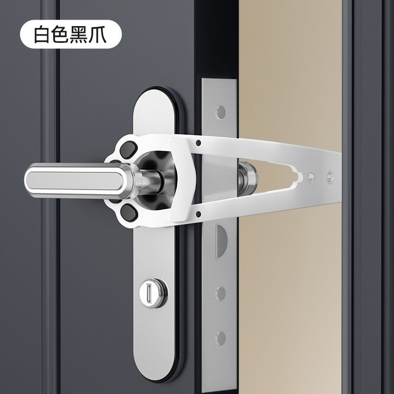No-Drill Pet Door Stopper - Adjustable Gap Holder for Cats & Small Dogs, Lets Pets Move Freely