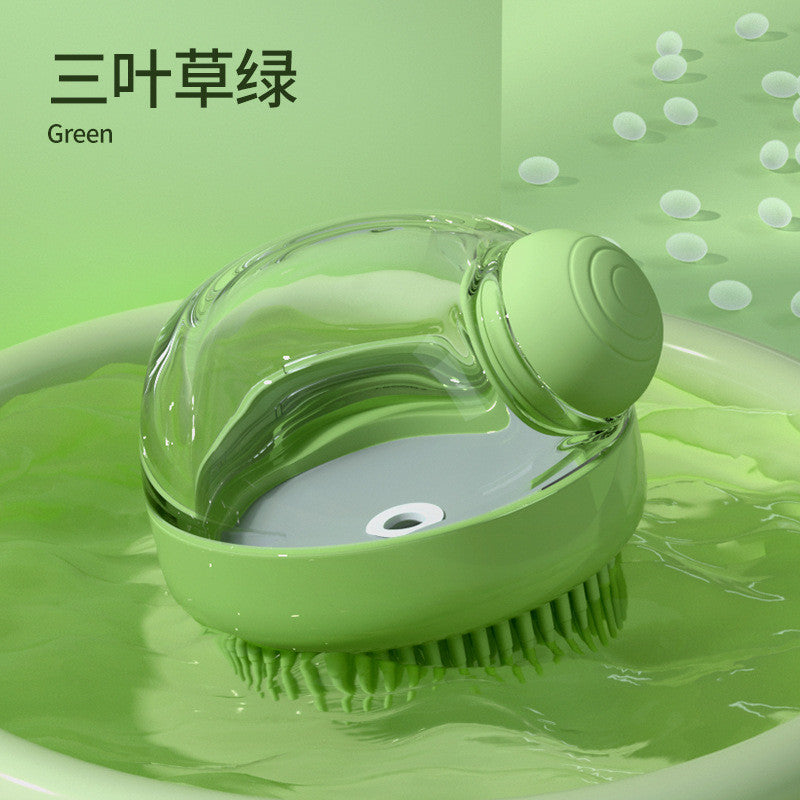 Pet Bath Brush - Silicone Massage Grooming Tool for Cats & Dogs | Waterproof Deshedding Scrubber