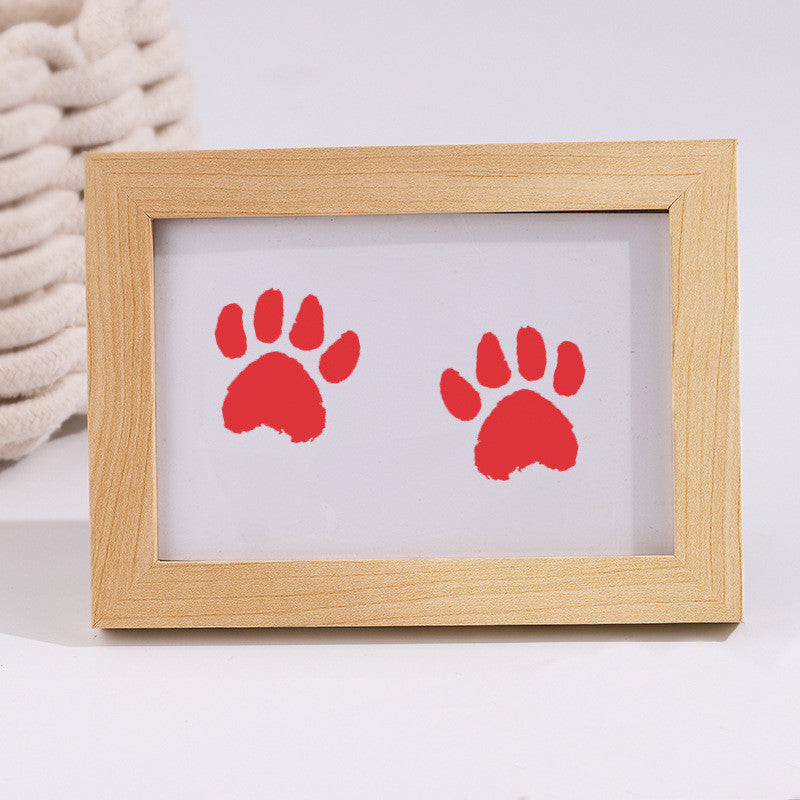 Paw Print Keepsake Kit - Capture Pet's Paw & Nose Prints | Frameable Memorial Gift | No-Mess Ink Pad