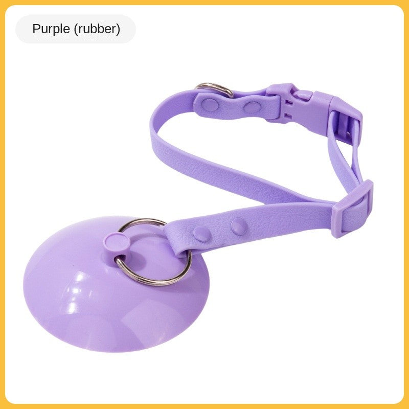 Pet Bathing Restraint - Adjustable Cat & Dog Grooming Holder with Suction Cups, Anti-Scratch & Escape-Proof