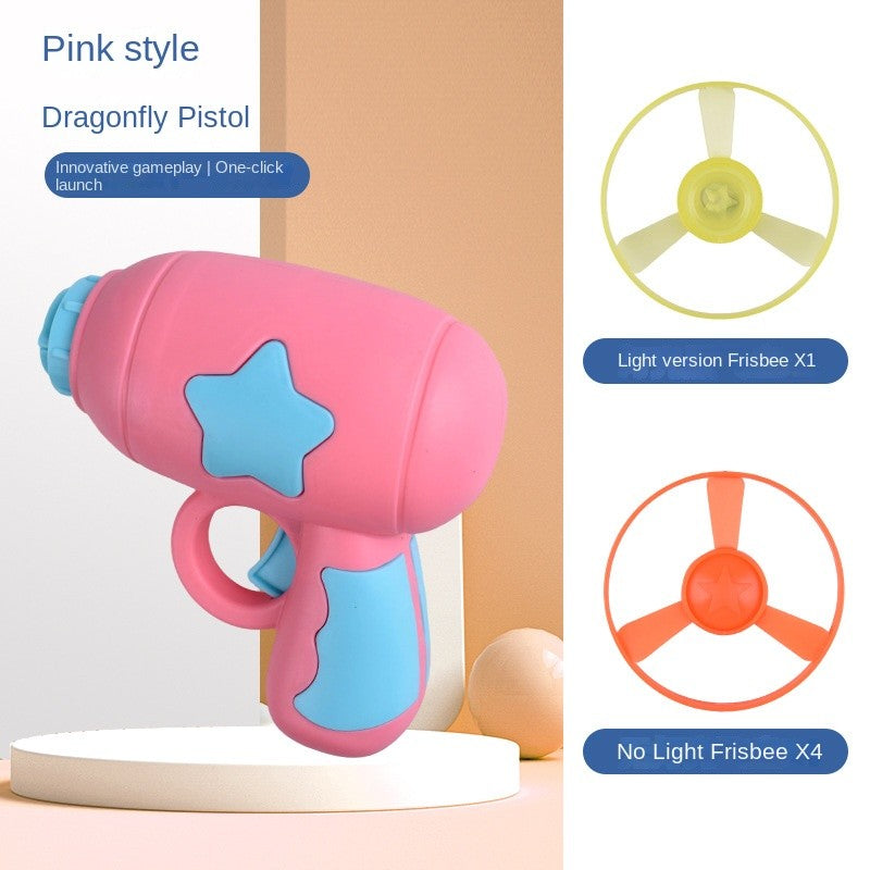 6-in-1 Self-Play Cat Toys Set – LED Spinner, Flying Disc & Auto-Launch Dragonfly |