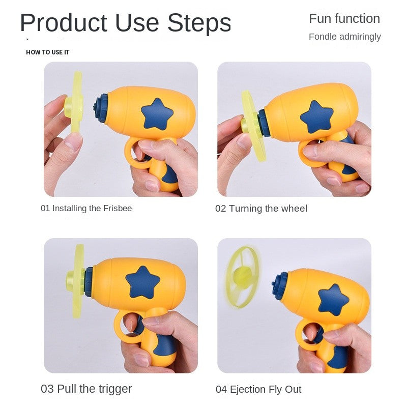 6-in-1 Self-Play Cat Toys Set – LED Spinner, Flying Disc & Auto-Launch Dragonfly |