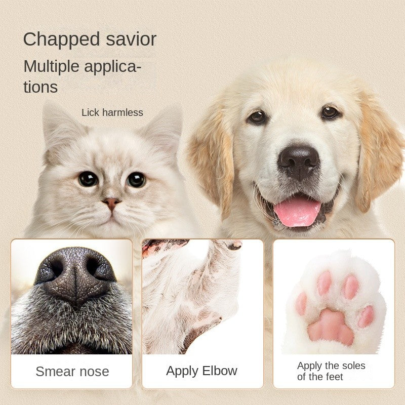 Pet paw balm-moisturizing Dog & Cat foot cream for dry cracked pads