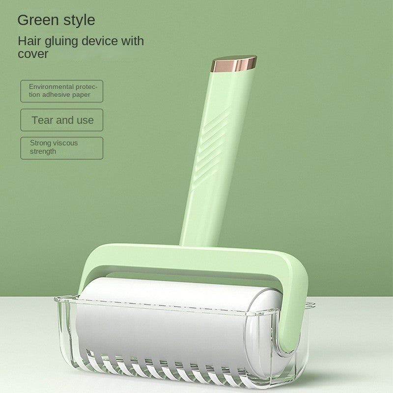 Sticky lint roller for Pet Hair-portable clothes & furniture hair remover with refillable paper