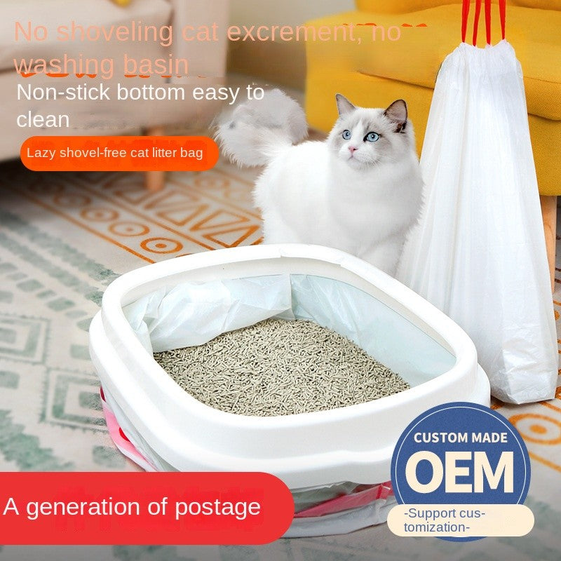 Disposable litter box bags