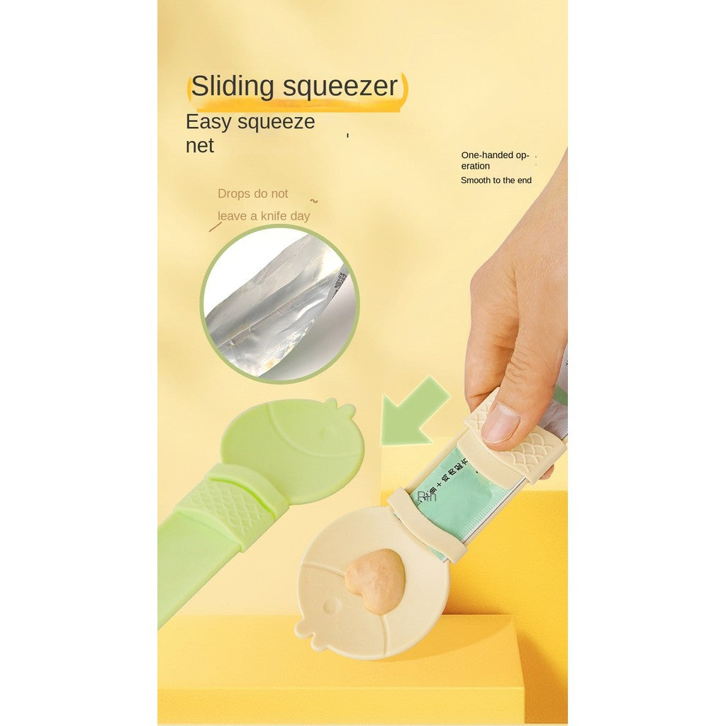 Cat Treat Squeeze Feeder – Creamy Snack Dispenser for Wet Food, Paste & Puree (Easy Lick Spoon)