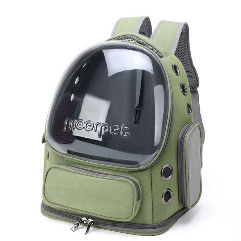 Space capsule cat backpack carrier-breathable pet travel bag for cats/dogs