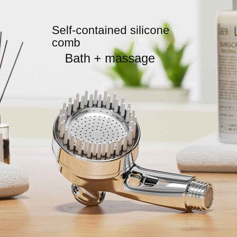 Pet Shower Spray Head - Pressure Boost & Massage for Dog/Cat Bathing