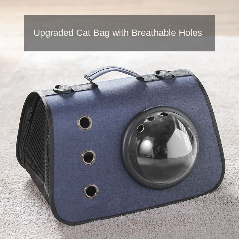 Hands-Free Pet Sling Carrier - Single Shoulder & Crossbody Cat/Dog Outing Bag