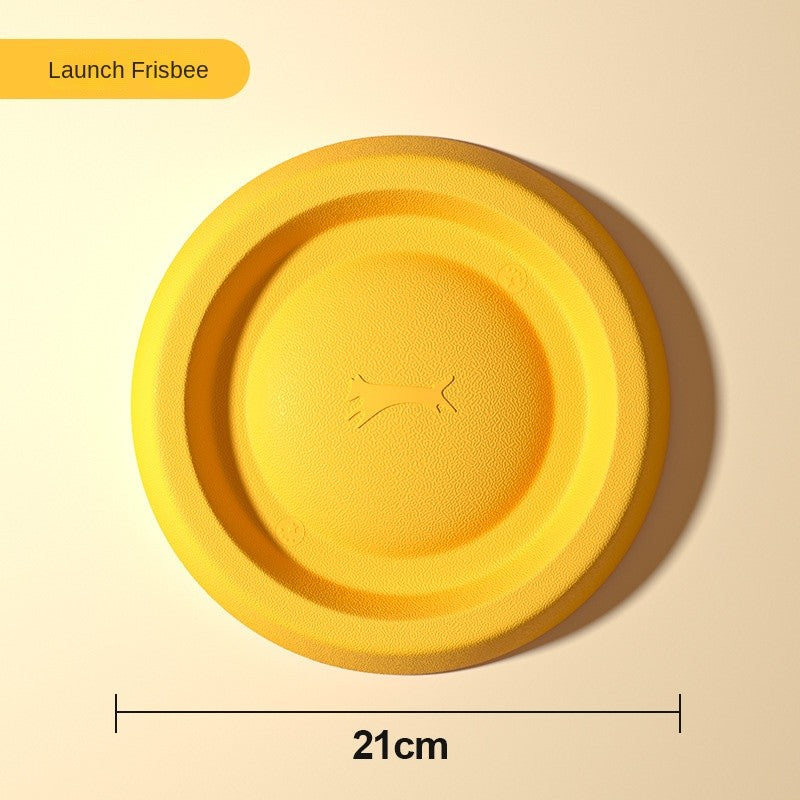 Dog Toy Ball Set - Chew-Proof Flying Disc & Ring for Small Breed Puppies