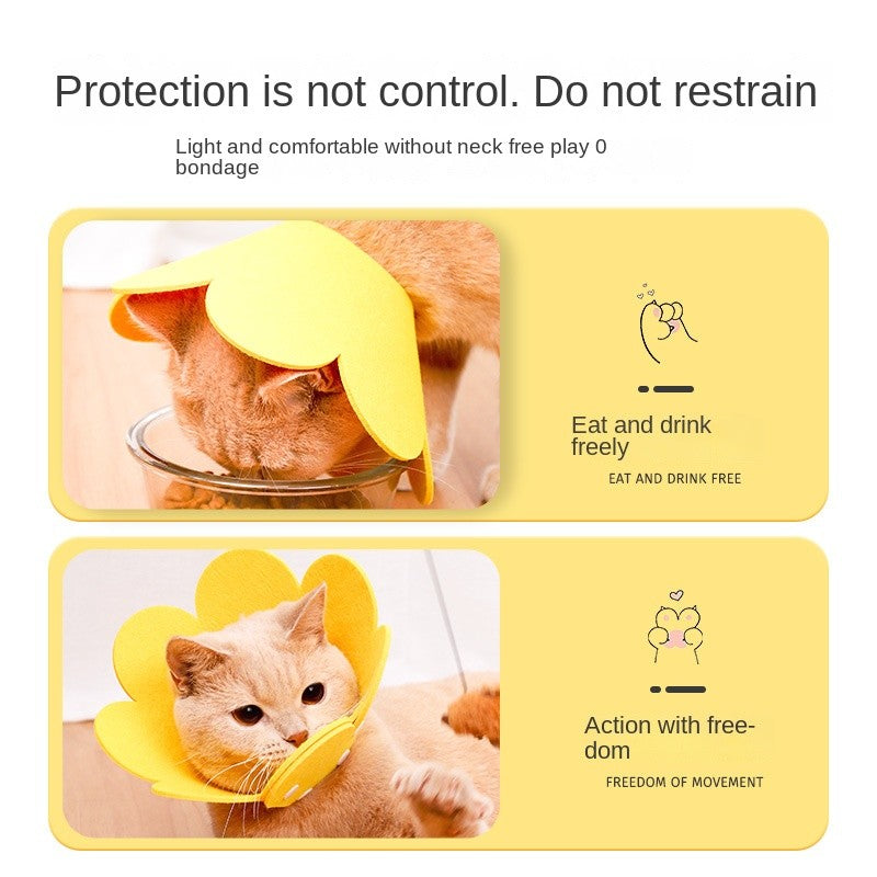 Cat Recovery Collar - Soft E-Collar for Post-Surgery, Anti-Lick & Scratch Protection