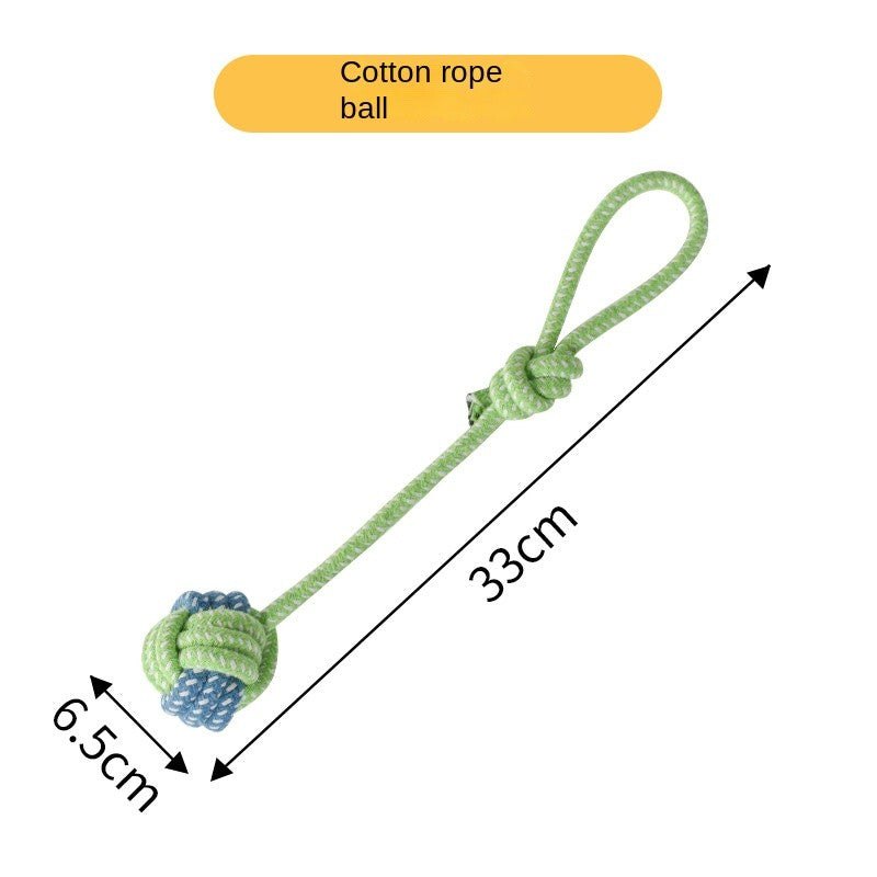 Indestructible Dog Rope Toy - Dental Chew for Small/Medium/Large Breeds