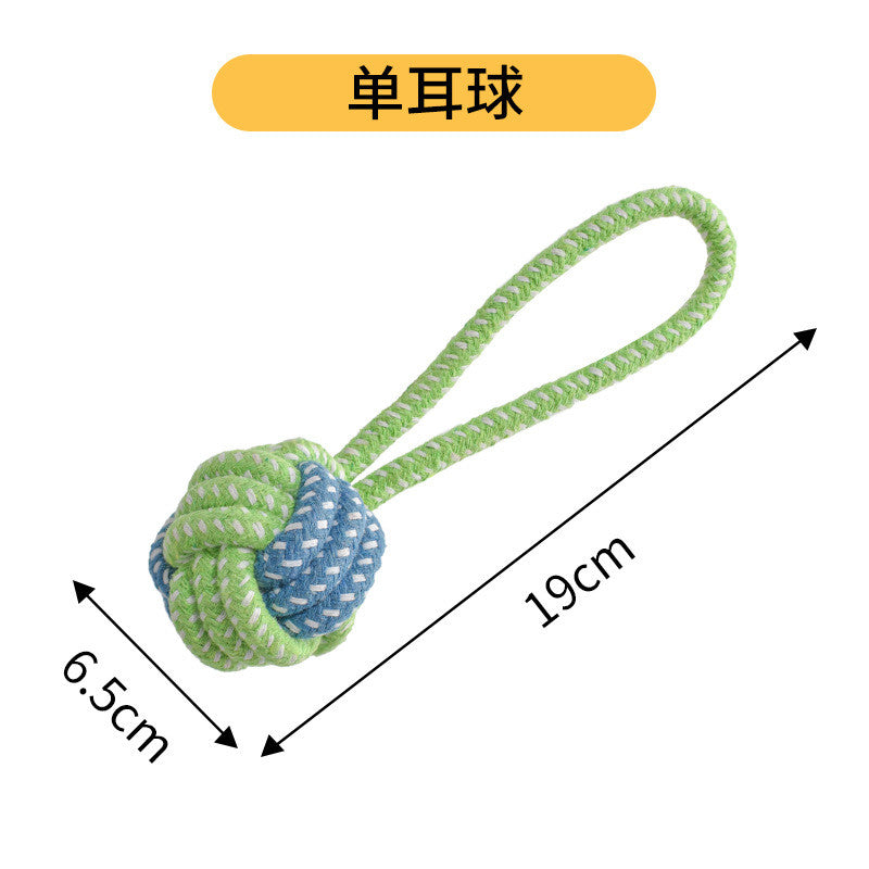Indestructible Dog Rope Toy - Dental Chew for Small/Medium/Large Breeds