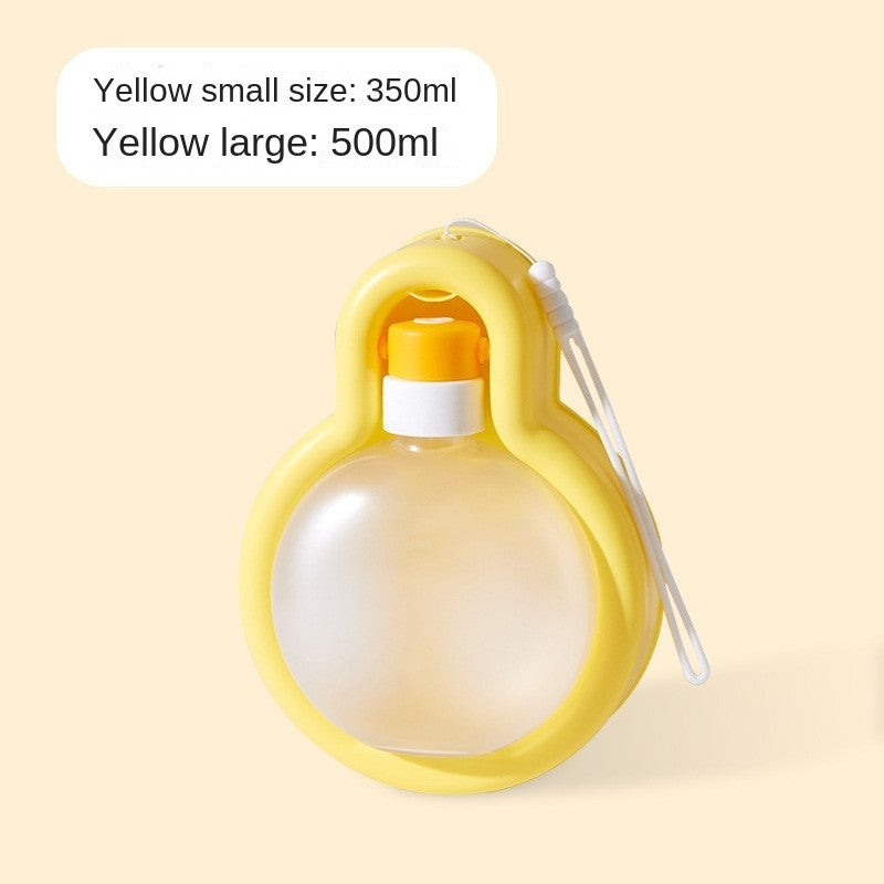 Portable Pet Water Bottle - Foldable Travel Bowl with Carabiner for Dogs & Cats On-The-Go