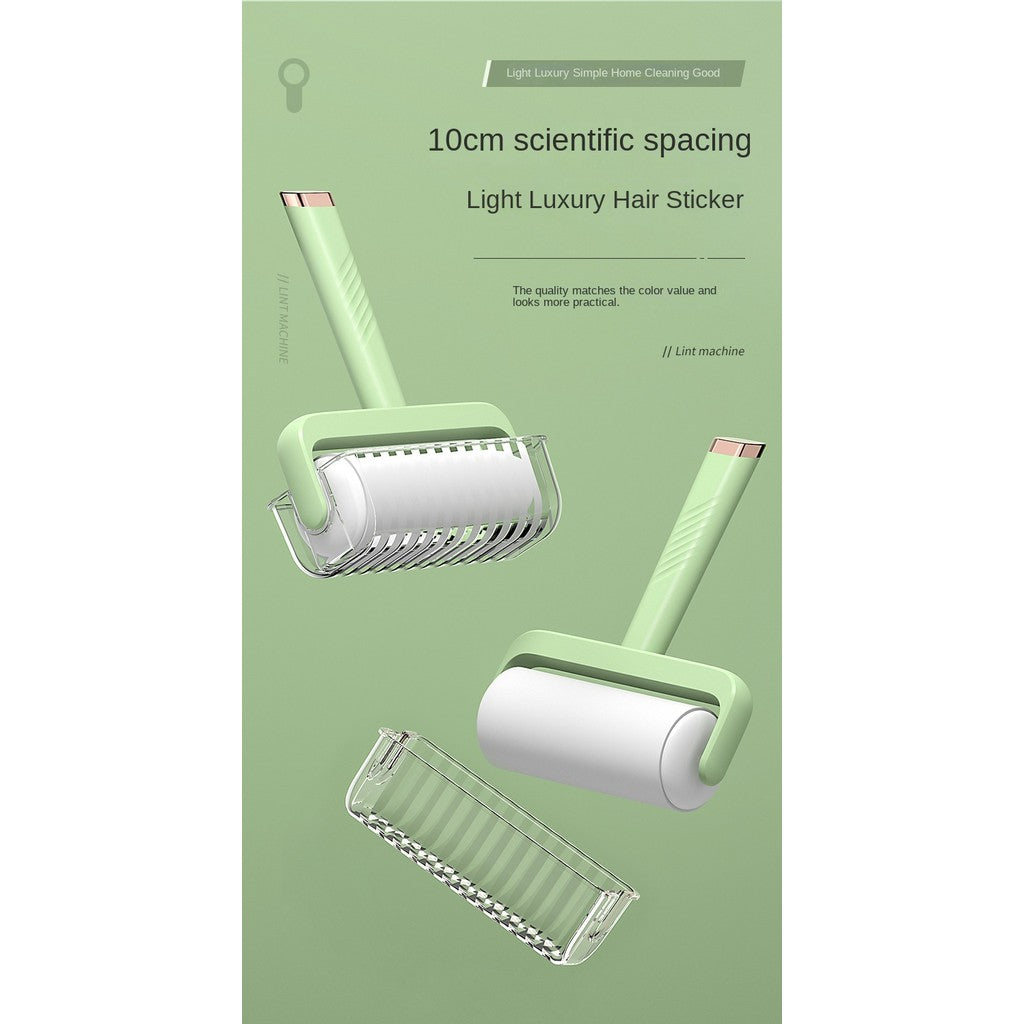 Sticky lint roller for Pet Hair-portable clothes & furniture hair remover with refillable paper