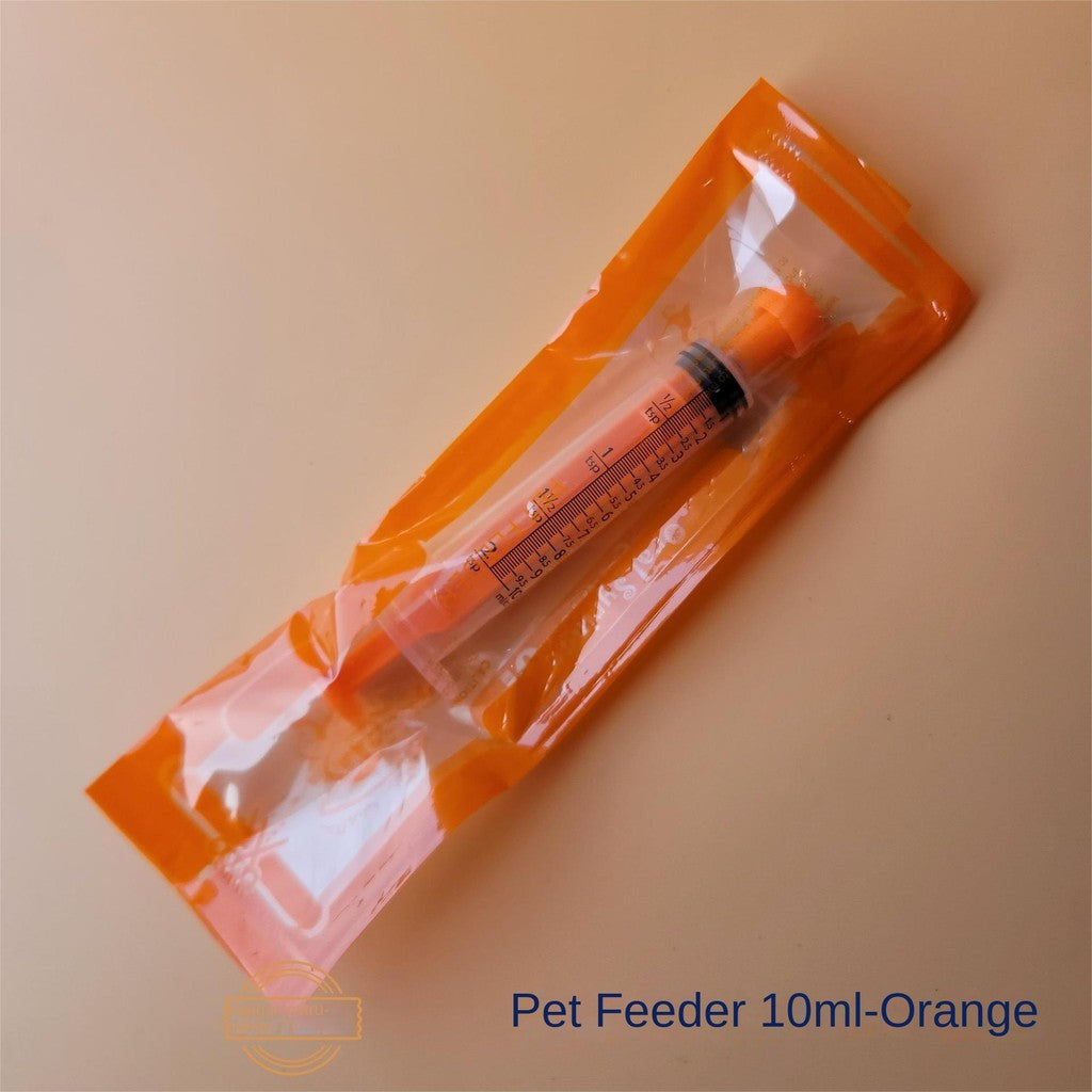 Pet Feeding Syringe - Colorful Plastic Medicine Dispenser for Cats/Dogs (5ml/10ml)