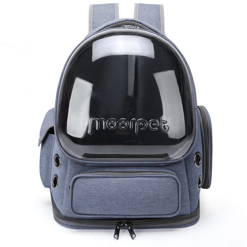 Space capsule cat backpack carrier-breathable pet travel bag for cats/dogs