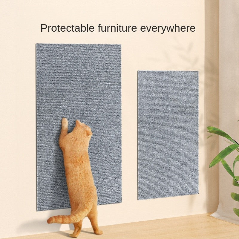 Self-adhesive multi-functional cat climbing mat-scratch-resistant wall sticker for cats, customizable & durable