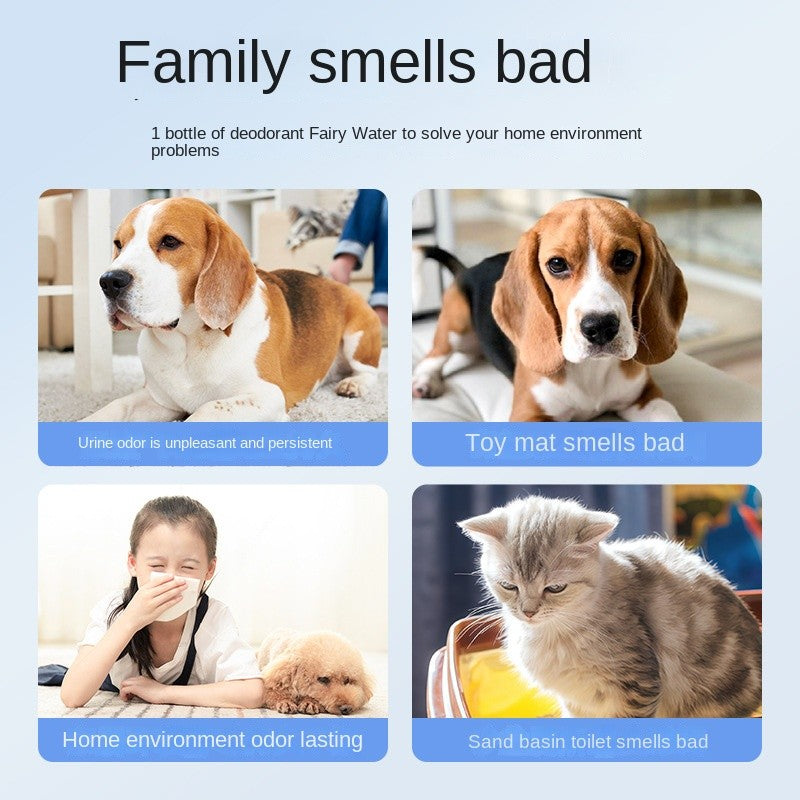 Compound Biological Enzyme Deodorant Pet Odor Eliminator Spray - Neutralizes Cat Urine Smell, Disinfects & Deodorizes