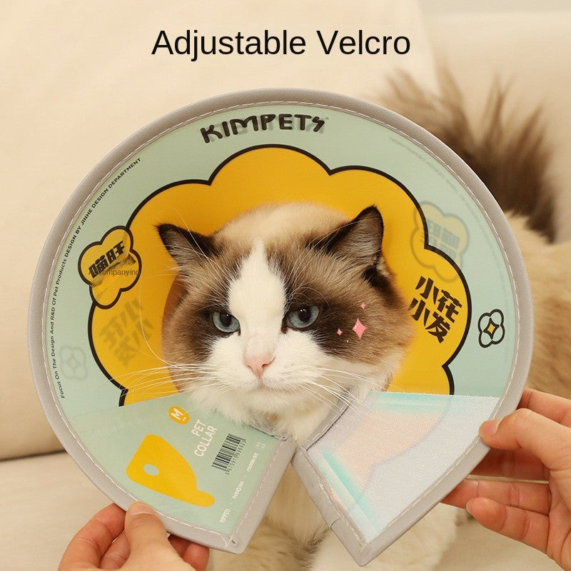 Pet Protective Collar - Anti-Scratch & Bite Shield for Cat/Dog Grooming & Bathing