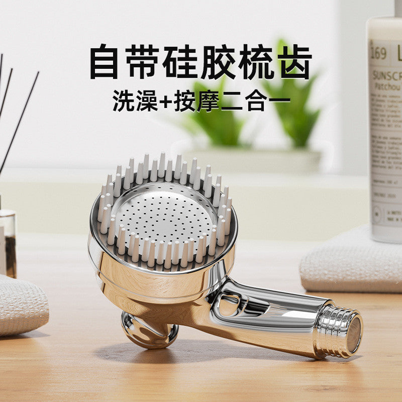 Pet Shower Spray Head - Pressure Boost & Massage for Dog/Cat Bathing