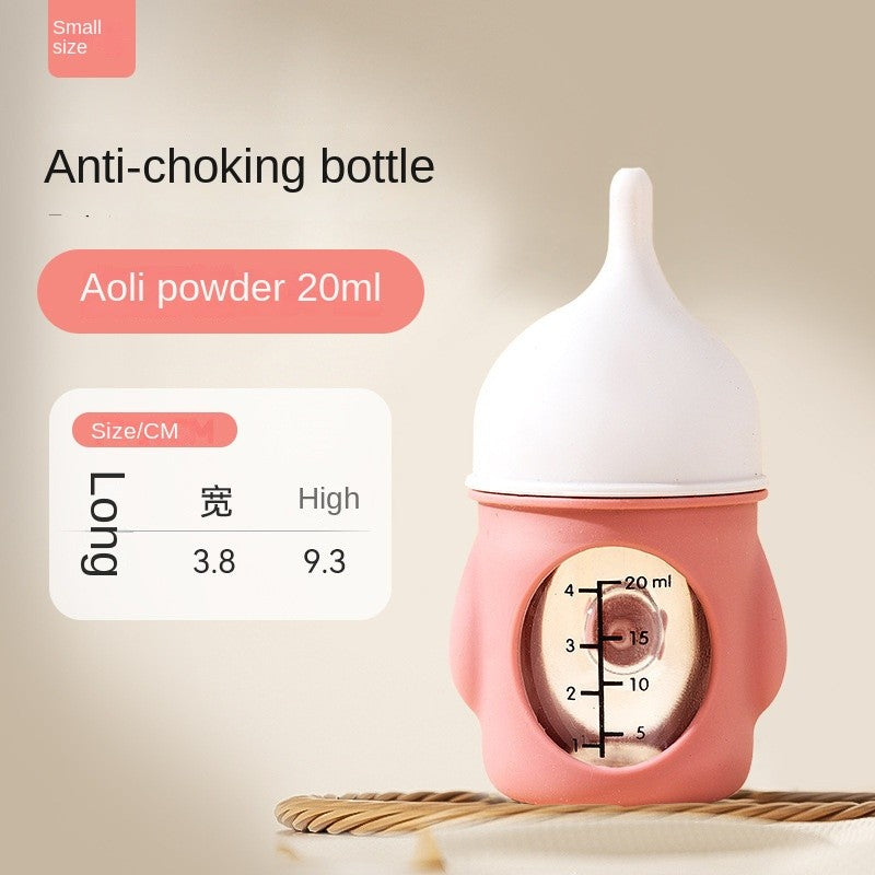20ML Anti-Choke Pet Nursing Bottle - Newborn Kitten/Puppy Milk Feeder with Soft Silicone Nipple