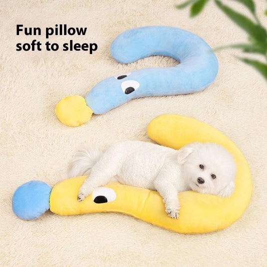 Kopipets Local Seller 55cm Cute Question Mark Pet Pillow Soft For Small Dog Cat Sleep Cushion