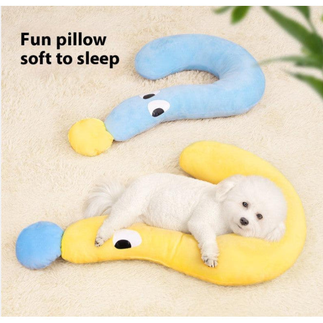Kopipets Local Seller 55cm Cute Question Mark Pet Pillow Soft For Small Dog Cat Sleep Cushion
