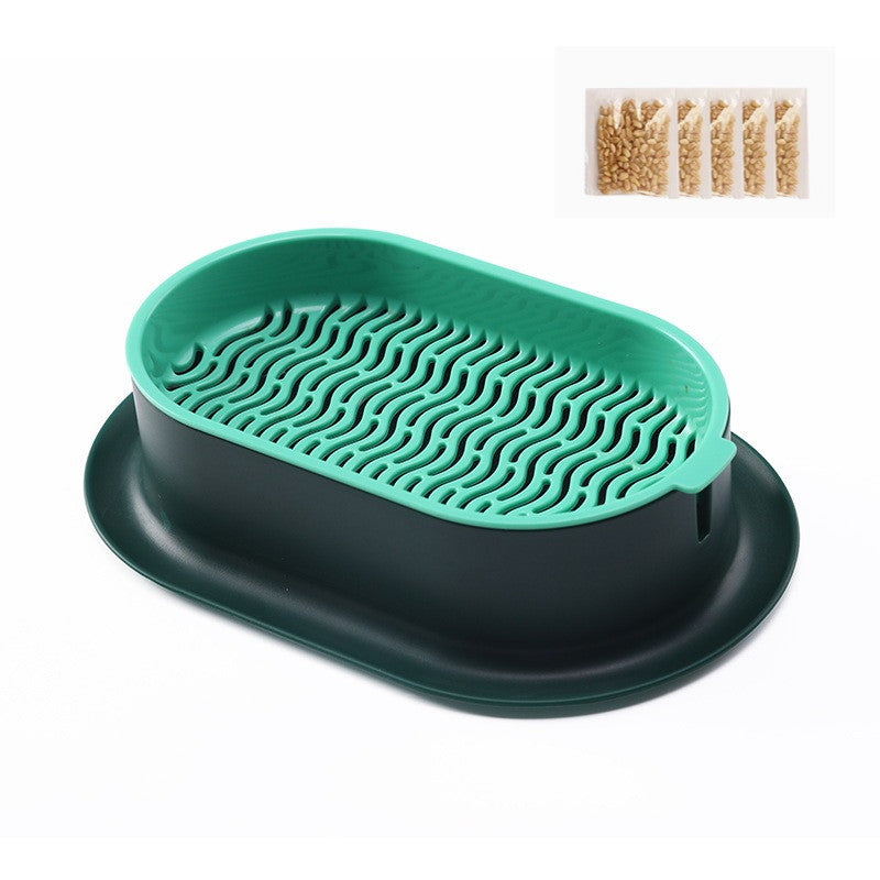 Kopipets Local Seller Cat Planter Box With Cat Wheat Grass Seeds Grow Cat Snacks Easily No Soil Need