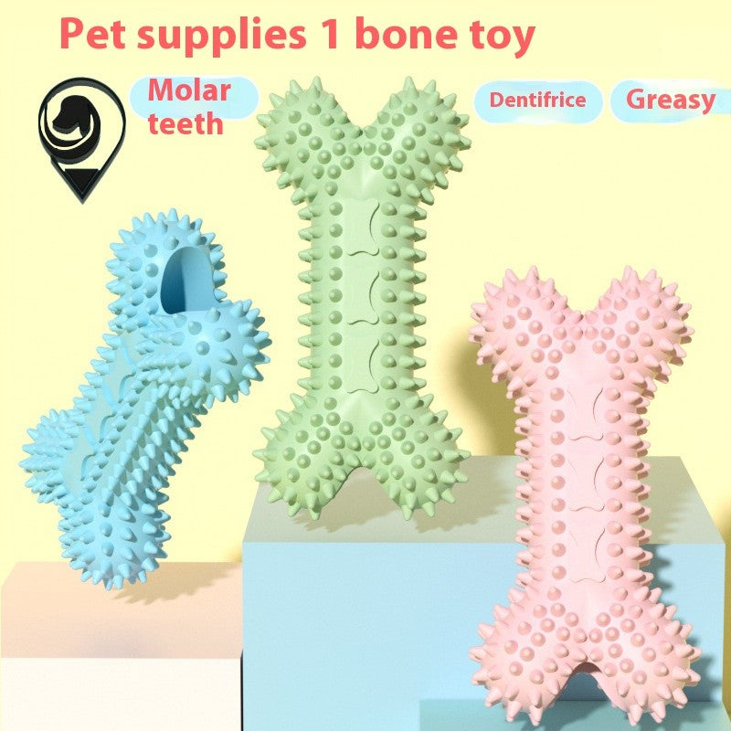 Kopipets Local Seller Pet Toy Durable TPR Double-Ring Slipper Chew Toy Dogs Teeth Cleaning