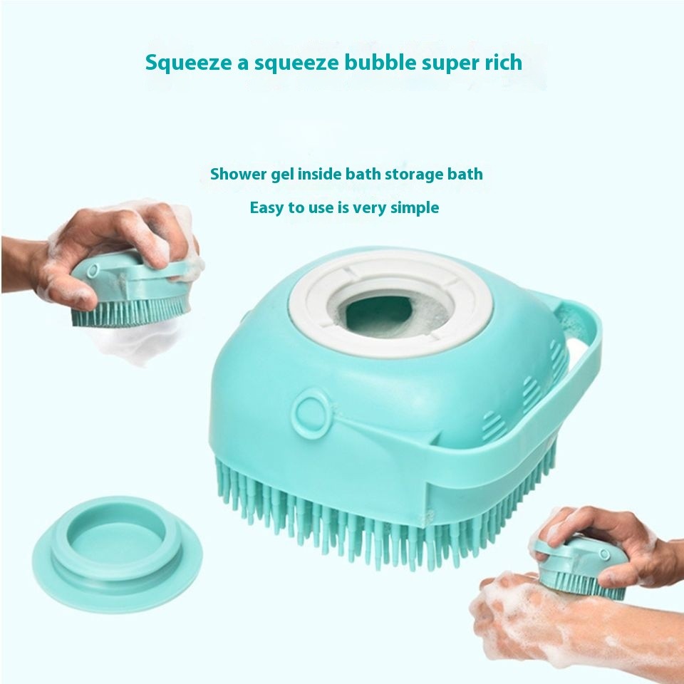 Kopipets Local Seller Pet Silicone Bath Brush Soft Bristles for Cats & Dogs Easy Bathing Experience
