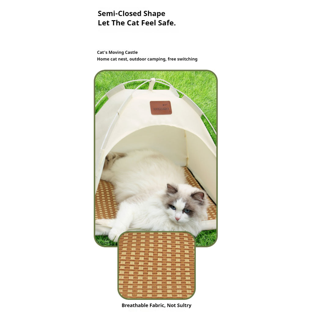 Kopipets Local Seller – Weather-Resistant Pet Tent with Canopy Foldable Breathable Cat/Dog Shelte