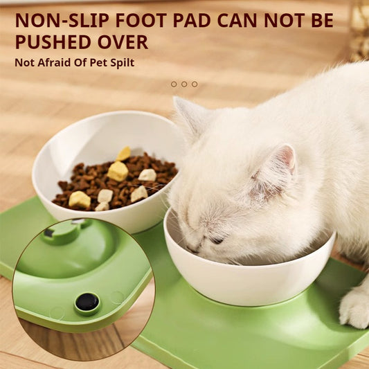 Kopipets Local Seller Secure-Lock Anti-Tip Pet Feeder with Smooth Edges to Prevent Chin Irritation