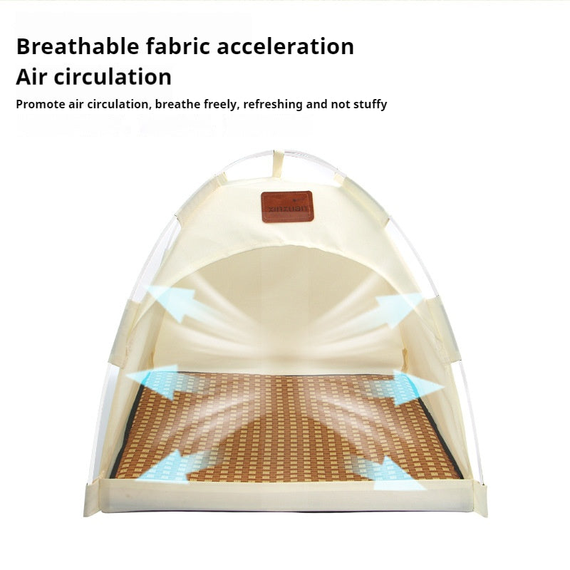 Kopipets Local Seller – Weather-Resistant Pet Tent with Canopy Foldable Breathable Cat/Dog Shelte