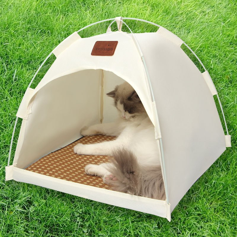 Kopipets Local Seller – Weather-Resistant Pet Tent with Canopy Foldable Breathable Cat/Dog Shelte