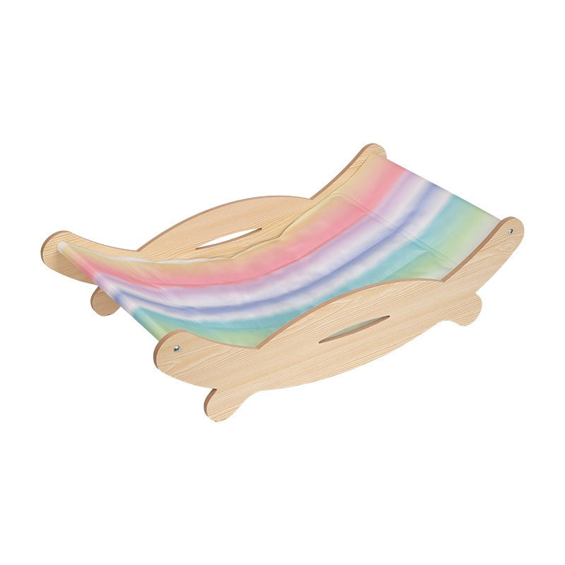 Kopipets Local Seller Cooling Pet Rocking Lounge Chair Wooden Frame with Ice Pad for Cats&Small Dogs