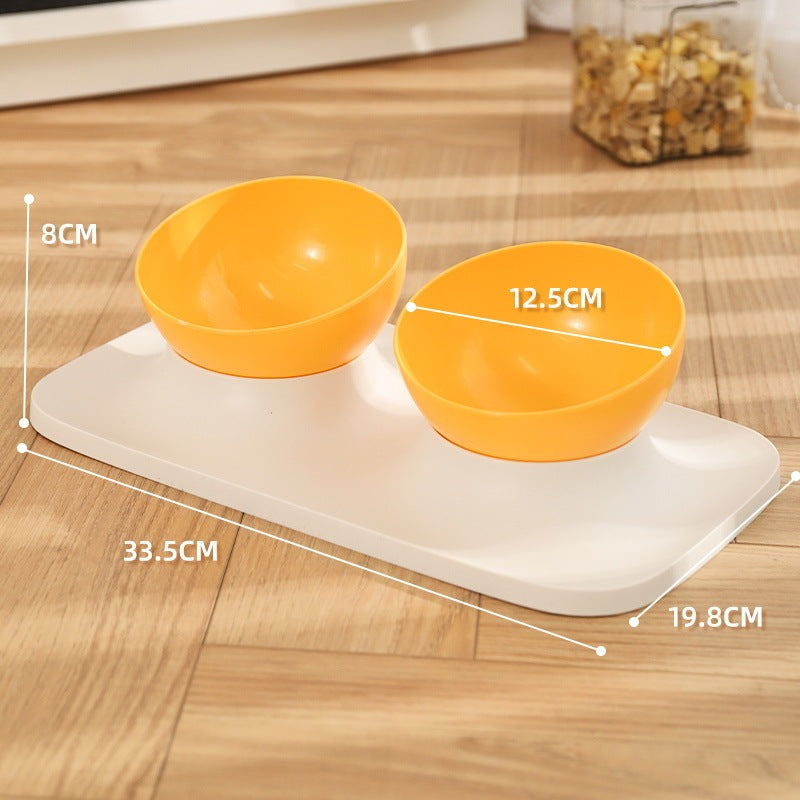 Kopipets Local Seller Secure-Lock Anti-Tip Pet Feeder with Smooth Edges to Prevent Chin Irritation