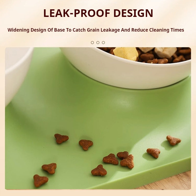 Kopipets Local Seller Secure-Lock Anti-Tip Pet Feeder with Smooth Edges to Prevent Chin Irritation