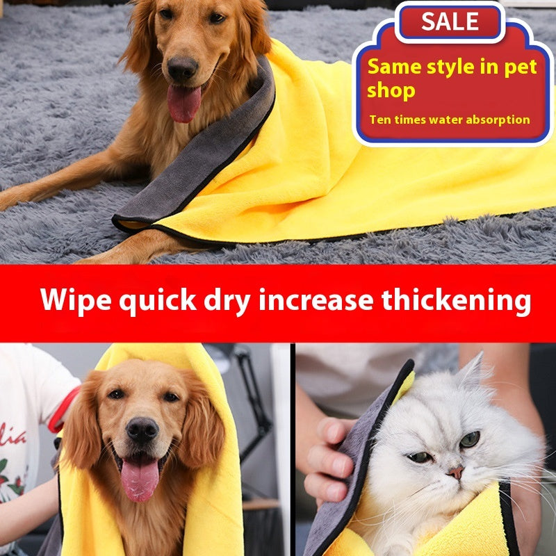 Kopipets Local Seller 50cmX100cm Full Body Coverage(Up to10kg) Pet Bath towel Super Absorbent
