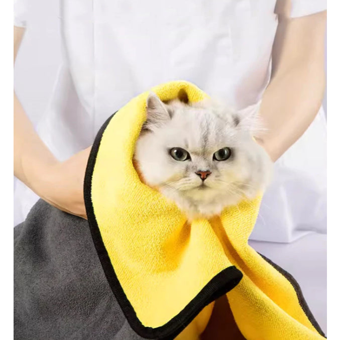 Kopipets Local Seller 50cmX100cm Full Body Coverage(Up to10kg) Pet Bath towel Super Absorbent