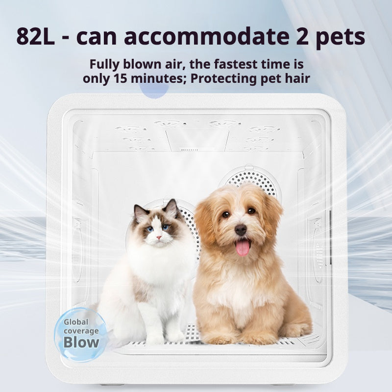 Pet Dryer Box 2nd Gen Cat Dog Drying Cabin | Quiet | 1-Year SG Support | Can Use As Pet Bed