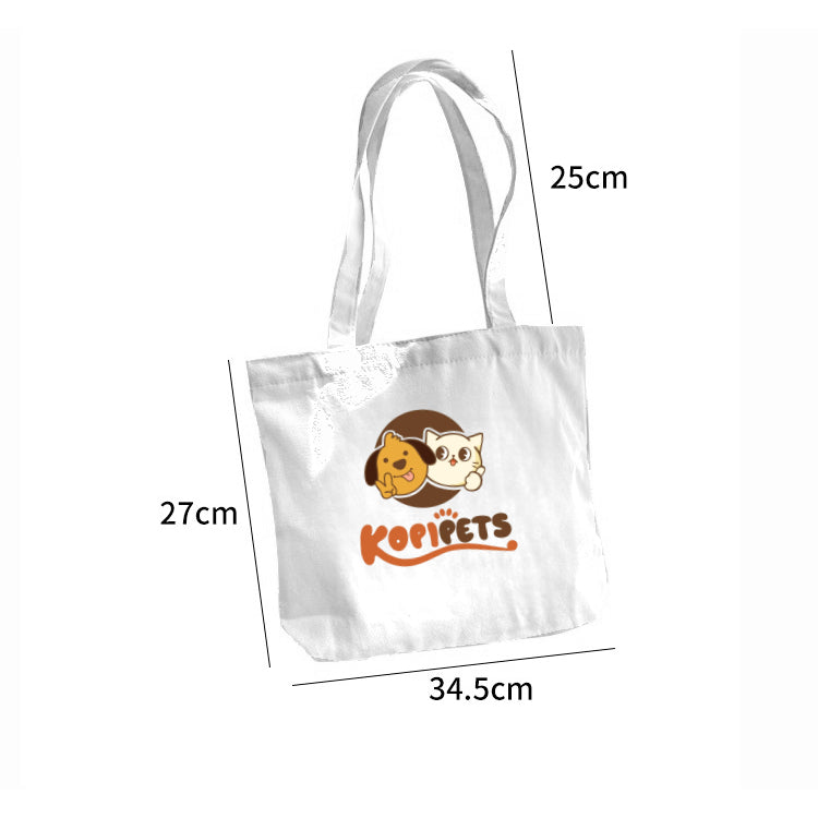 Kopipets Foldable Bag Cartoon Canvas Bag | 2025 New Large Shoulder Bag | Premium Fabric | HandBag