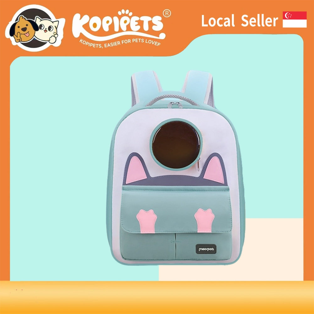 Space capsule cat backpack carrier-breathable pet travel bag for cats/dogs