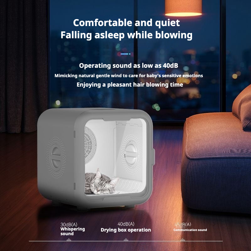 Pet Dryer Box 2nd Gen Cat Dog Drying Cabin | Quiet | 1-Year SG Support | Can Use As Pet Bed